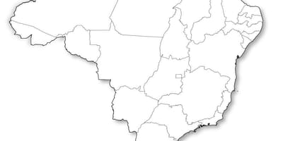 ブラジルの空白地図