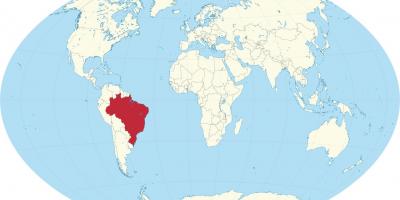ブラジルの世界地図